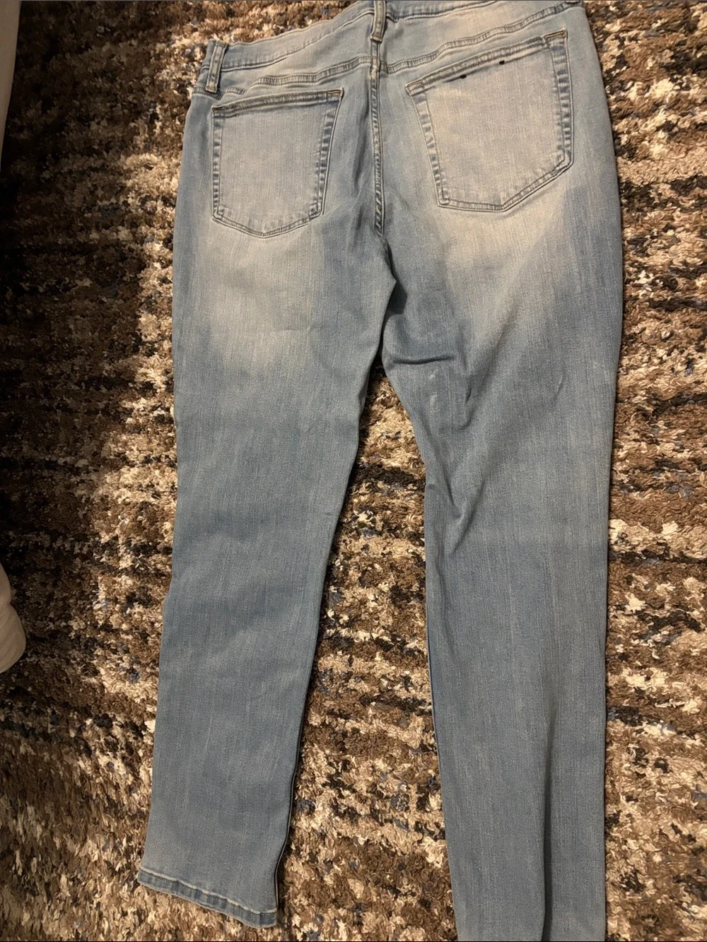 Joseph Abboud Light Blue Slim Straight Jeans